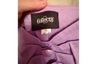 Purple Off-Shoulder Top