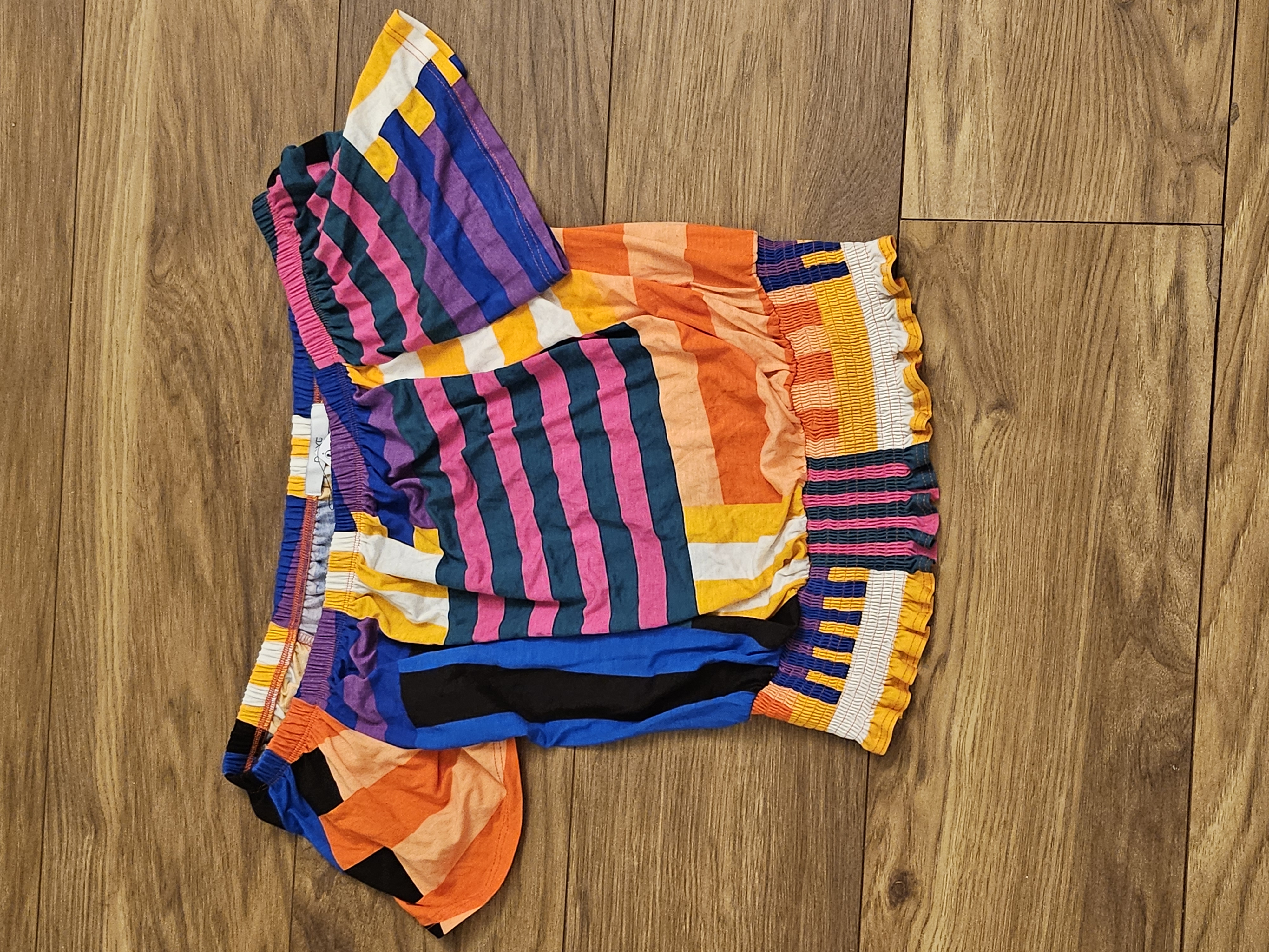 Colorful Striped Off-Shoulder Top by Next